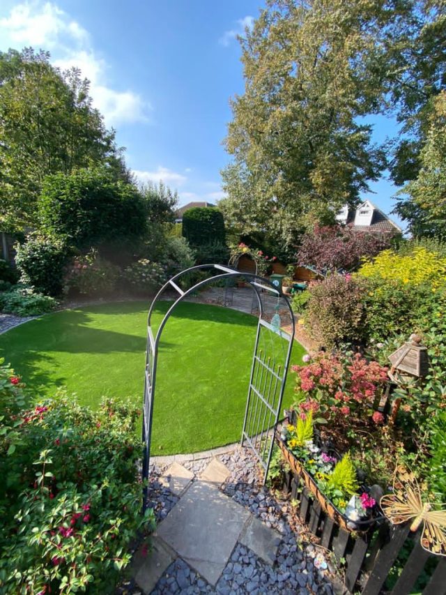 Circular Back Garden