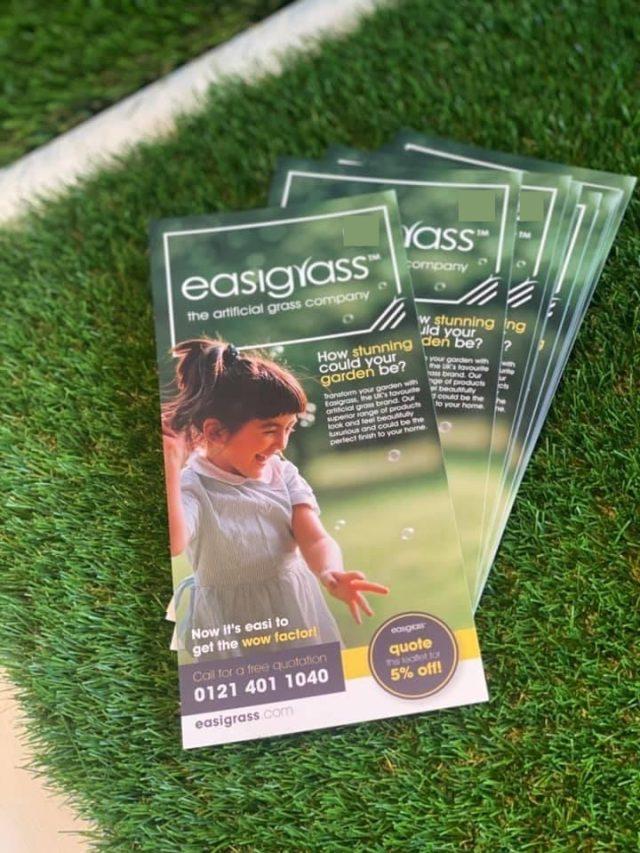 Easigrass Birmingham leaflet.